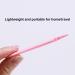 Fovolat Silicone Mascara Stencil Stencil Template Silicone Applicator Shield Ergonomic Handle Makeup Aid Tool for Dating Daily Use Night Out Pink + Eyelash Brush - Buy Online on GoSupps.com