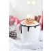 BAM Luxurious White Hot Chocolate With hazelnuts Powder Drink Mix 220 g 7 Servings - Buy Online on GoSupps.com