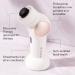 TheraFace PRO Handheld Facial Massage Device - 8-in-1 Electric Face Therapy Tool with Microcurrent and LED Light Therapy Rings - White - Buy Online on GoSupps.com