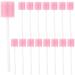 Supvox 100 pieces mouth sponge sterile mouthstab mouthpiece cotton sticks sponge sponge oral hygiene oral hygiene rods (pink)