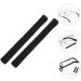 Uonlytech 2pcs Glasses Leg Protection - Anti-Slip Cover for Metal Glasses - Durable Elastane Accessory (5.5x0.7cm) - International Shipping Available - Buy Online on GoSupps.com