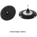 Hair Dryer Stand - Twisty Style Acrylic Holder for Hair Styling Tools | Heavy Base & Tray for Curling & Straightening | Crystal Design - Buy Online on GoSupps.com