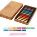 Non-Toxic Square Soft Pastels Set - 12 Colors | Artist Chalk Pastel Sticks for Art Drawing and Painting - Professional Quality - Buy Online on GoSupps.com