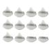 1-12Pcs Triangle Velvet Powder Puff Flours Mini Face Makeup Sponge Cosmetics Soft Cotton Face Powder Puff Lightweight Washable (Color : 12Pcs-Black-01)
