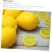 ABOOFAN 39 Pcs Imitation Lemon Slice Fake Fruit Slices Lifelike Lemon Model Lifelike Decorative Fruits Fake Lemon Slices Fake Fruit Model Fruits Slices Blocks Filler Pvc Vegetable - Buy Online on GoSupps.com