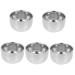 Fomiyes 5st Bartbrush bowl men shave Supply household appliances metal tools man shaving accessories shaving soap shell rustproof steel deliveries dead skin file 304# steel