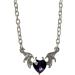 Kuaiyiju Gothic Heart Devil Wing Choker Necklace - Violet Alloy Party Jewelry - Buy Online on GoSupps.com