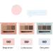 Eyebrow Powder XIXIAN 6g Three-color Eyebrow Powder Shaping Down Fogbrow Powder Natural Three-dimensional Waterproof Long-lasting Shaping Eyebrow 03 Olive green - Buy Online on GoSupps.com