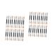 FRCOLOR 40 Pcs Latex Eye Shadow Stick Make up for Face Eye Shadow Applicator Double Sided H3210 Mix 7.5cmx2pcs Assorted Colorx2pcs