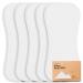 KeaBabies Organic Burp Cloths Soft White 5 Pack