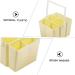 VILLCASE Art Brush Washer - Portable Foldable Paint Brush Tub & Water Basin for Artists | 12x11CM Beige - Buy Online on GoSupps.com