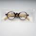 Shop Retro Round Reading Glasses | Vintage Style Wood & Plastic | Unisex Visual Aid +1.0 to +4.0 - Buy Online on GoSupps.com