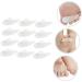 12pc Silicone Gel Middle Toe Support Pads Set - Foot Cushions for Running, Hammer Toe Relief & Toe Separation - Buy Online on GoSupps.com