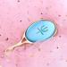 Sailor Moon Blue Pearl Butterfly Handheld Makeup Mirror - Oval Cosmetic Mirror for Beauty Dresser Travel - Espelho - Buy Online on GoSupps.com