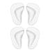 SH-RuiDu Orthosis Silicone Feet Arch Support Cushion Shoe Insoles Pads (Transparent)