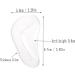 Men's High Heel Insoles - 14 Pcs Clear Silicone Gel Inserts for Foot Pain Relief | Comfort & Support for All-Day Wear - Buy Online on GoSupps.com