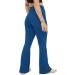 Shop Women's Bootcut Pants - Stretch Straight-Leg Jogging & Elegant High Waist Yoga Trousers in Blue - International Shipping Available - Buy Online on GoSupps.com