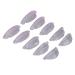 Sonew 5pairs Shell Pink Lash Lift Rod Silicone Self Adhesive Eyelash Curling Pad for Makeup Beauty Salon Washable Reusable 5 Sizes for Different Curled Effects