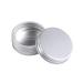 MAGICLULU Box Cream Jars with Lids Screw Metal Tins Refillable Empty Tin Jar Tealight Tin Holder Small Round Metal Tin with Lid Toiletry Labels Cosmetic Bottle Mini Bracket Travel