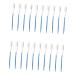 CLISPEED 50pcs Disposable Toothbrush Cleaning Brush False Toothbrush Bulk Travel PP