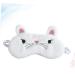 FOMIYES 2pcs Contoured Eye Mask - Comfortable Sleep Mask Night Eyeshade for Restful Sleep - Optimal Eye Cover for Travel & Home - White - Buy Online on GoSupps.com