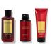 Bath & Body Works Bourbon - Ultra Shea Body Cream 8 oz, 2-in-1 Hair + Body Wash 10 oz & Deodorizing Body Spray 3.7 oz - Set