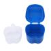 Prosthesis Cleaning Box | Orthodontic Storage & Soaking Cup with Sieve | Blue Mouth Guard Container - Buy Online on GoSupps.com