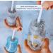 Nuby Bottle Brush & Holder Silicone - 1 Piece | Perfect for Baby Bottles & Easy Cleaning - International Shipping Available - Buy Online on GoSupps.com