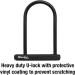 Master Lock 8170D U-Lock Bike Lock for Bicycles and Outdoor Equipment - 6-1/8 inch Black U-Lock - Buy Online on GoSupps.com