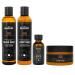 Live Bearded Complete Beard Grooming Kit - 1880 - Beard Conditioner, Beard Wash, Beard Oil and Beard Butter - All-Natural Beard Growth Support with Shea Butter, Jojoba Oil and More - Made in the USA