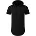 Aiyino Men's Short Sleeve Athletic Hoodie - Solid Color Fashion Pullover | Black - Buy Online on GoSupps.com