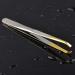 Fomiyes Stainless Steel Eyebrow Tweezers - Precision Hair Removal & Eyelash Extension Kit (2 Pieces) | International Shipping Available - Buy Online on GoSupps.com