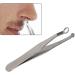 Nose Hair Tweezers Round Head Nose Hair Trimming Tweezers Stainless Steel for Men Women Body Noses - Buy Online on GoSupps.com