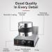 OPSREY Burger Waffle Maker Commercial 1300W Non-Stick Panini Press Hamburger Machine Electric Flip Waffle Iron Single Head Donut Machine 50 300 Adjustable Temperature Hamburger Machine - Buy Online on GoSupps.com