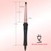 Hair Curler 25 mm Tapered Hair Wand Curling Iron with LCD Display Double Voltage 110-240V Wand Curler Instant Heating Up to 100 C-230 C 1 1/4 Inch Hair Curling Wand Wand Curler 25 mm(0.5-1 Inch) - Buy Online on GoSupps.com