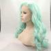 Natural Mint Green Wig with Side Bangs | Long Wavy Heat Resistant Synthetic Hair - Shop Now! - Buy Online on GoSupps.com