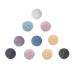 Nbeads 10 pieces 15.5mm natural lava perfume pearls no hole colored lava for pearl aroma essential perfume oil diffuse appendix lava stones for harmony ball necklaces uncrapped 10 pieces 15.5 16mm