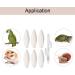 Large Sepia Bowls for Birds Turtles and Snails - Set of 6 | Ideal for Reptiles - Buy Online on GoSupps.com