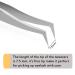 VETUS 6A-SA Mega Curved Volume Lash Tweezers - Stainless Steel Precision Tools for 3D Fan Eyelash Extensions - Buy Online on GoSupps.com
