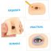 SKISUNO Practical Eye Skin 1 Set Makeup Practice Skin Eyeshadow Makeup Training Eye Skin Eye Makeup Board Mold Make up - Buy Online on GoSupps.com