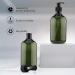 3 PCs 500ml Refillable Plastic Shampoo Bottles | Empty Donor & Pumping Bottles for Liquid | International Shipping Available - Buy Online on GoSupps.com