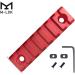 GOTICAL Combo: Quick Detach QD Mount Red + 3pc Weaver Rail Section Set (1.4/2.2/2.95 Inch) - 357 Slot Red w/ 3 Allen Wrenches - Buy Online on GoSupps.com