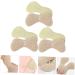FRCOLOR Shoe Heel Cushion Pads - 12 Pcs Heel Inserts for Loose Shoes - Comfort and Support for Women - Light Yellow 8.7x4.2CM - Buy Online on GoSupps.com