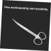 FOMIYES 6 Pcs Stainless Steel Scissors Set Curved & Straight Tip for Precision Cutting | International Shipping Available - Buy Online on GoSupps.com