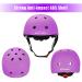 KAMUGO Kids Adjustable Helmet - Purple Small | Ages 2-14 Boys Girls | Multi-Sport Safety Helmet for Cycling, Skating, Scooter - Buy Online on GoSupps.com