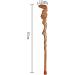 Cane Elderly Crutches Solid Wood Walking Stick Hollow Emboss More Than a Year 93cm Long According to Height Truncated by Yourself Interesting - Buy Online on GoSupps.com