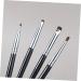 BIUDECO 4pcs Black Eyeliner Precision Brush Horse Hair Women Makeup Tools Eye Makeup Kit - Buy Online on GoSupps.com