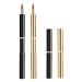 Arqumi Lip Makeup Brush Retractable Lip Brushes Portable Lip Liner Brush Travel and Daily Use Lightweight Lipstick Gloss Eyeshadow Applicator with Protective Lid for Women Girls Singer Ended 2PCS Black & Gold