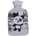Shop Beautiful Large Panda Hot Water Bottle - 1.7L Polyester/Rubber | International Shipping Available - Buy Online on GoSupps.com