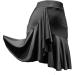 ZYMOZYM Black Basic Mini Skirt with Ruffle Edge & Shorts - Stretch Pleated Dance Skirt for Women & Girls | Shop Now - Buy Online on GoSupps.com